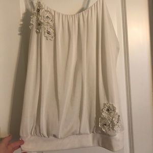 Express spaghetti strap tank top